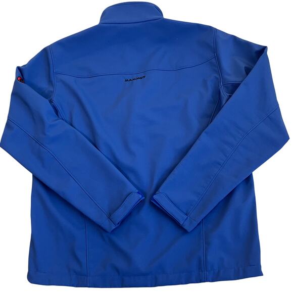 Mammut Mens Sz L Peludo Softech Jacket in Blue Fleece Lined Lightweight Outdoors - Picture 14 of 16